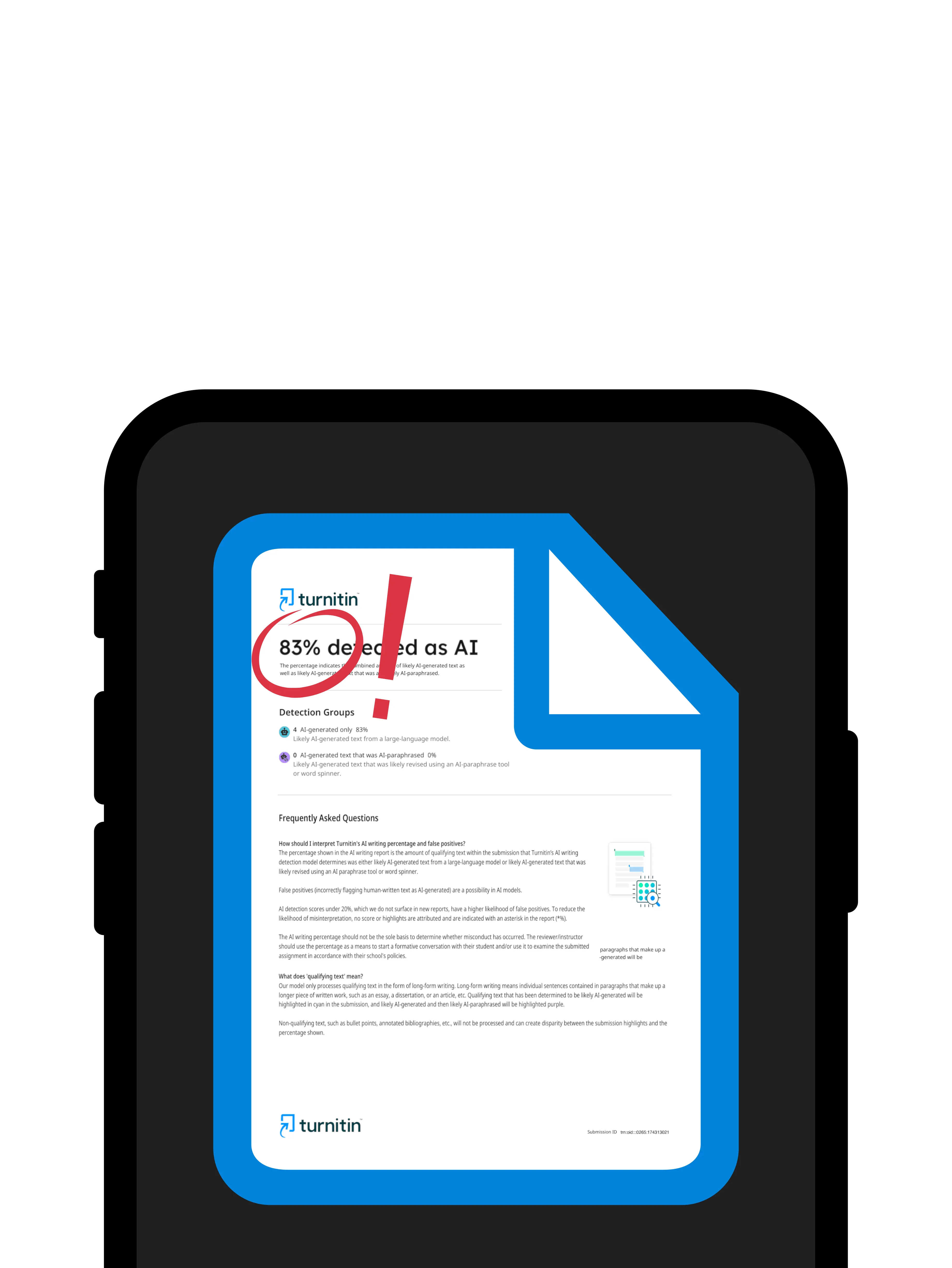 Preview Turnitin scores before submitting